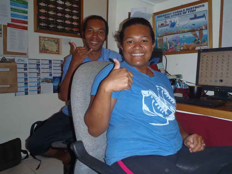 MES Fiji Staff love Sea Turtle Conservation